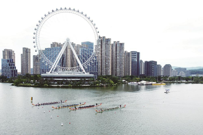 mk体育官网-端阳未到 龙舸争先|龙舟|晋安湖|闽都|福州市|福建省_新浪体育_新浪新闻