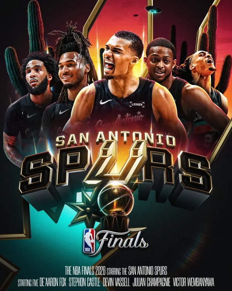 NBA官方：年轻且阵容深厚的马刺已整装待发